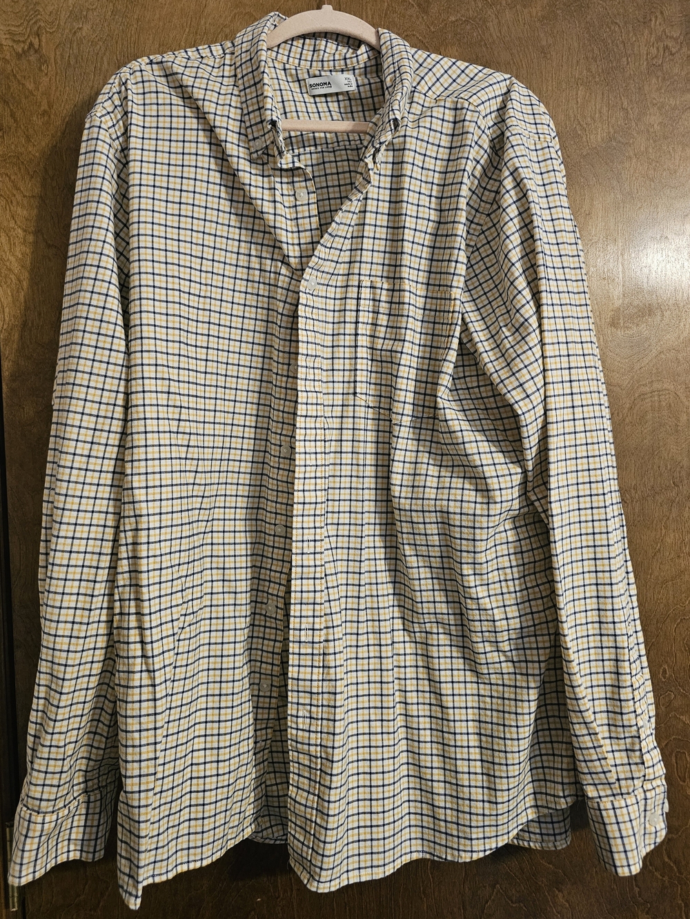 Sonoma Plaid Button-Down Shirt For Men